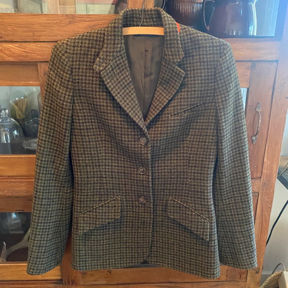 Polo by Ralph Lauren Houndstooth Blazer - Brown and Black